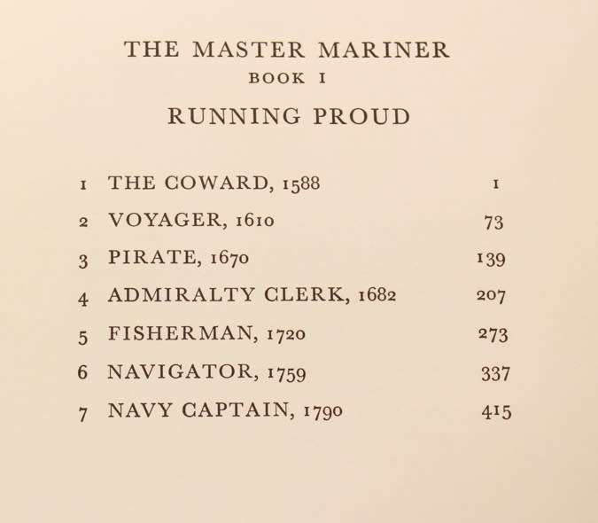 The Master Mariner Book 1: Running Proud by Nicholas Monsarrat Hardcover Book