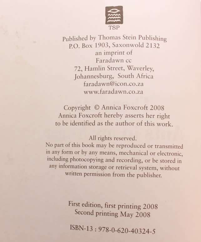 There Are Ants In My Sugar by Annica Foxtrot Softcover Book