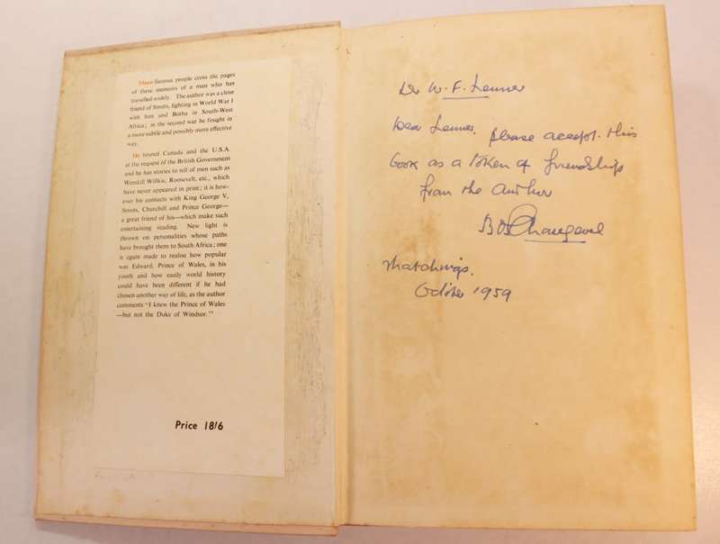 This much I'll Tell by Bernard O. Schonegevel Autographed Hardcover Book