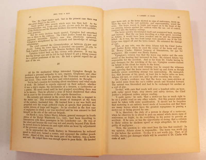 This Was A Man by Benjamin Bennett Hardcover Book