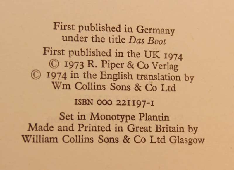 U-Boat by Lothar-Gunther Buchheim Hardcover Book