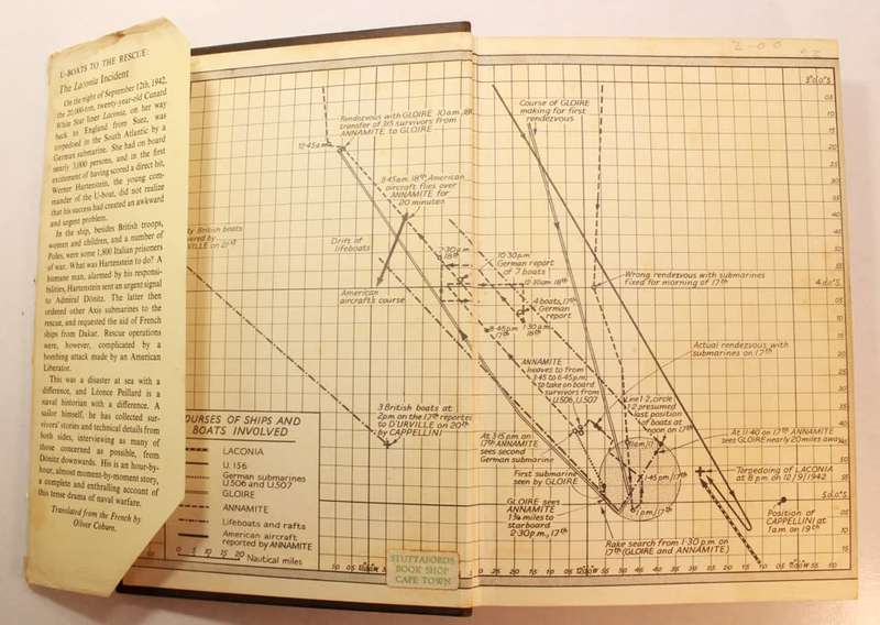 U Boats To The Rescue The Laconia Incident by Leonce Peillard Hardcover Book