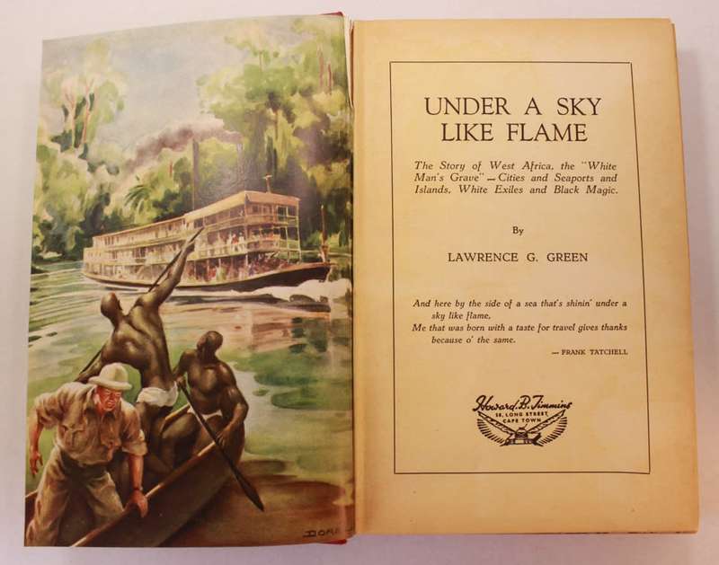 Under A Sky Like Flame by Lawrence G Green Hardcover Book