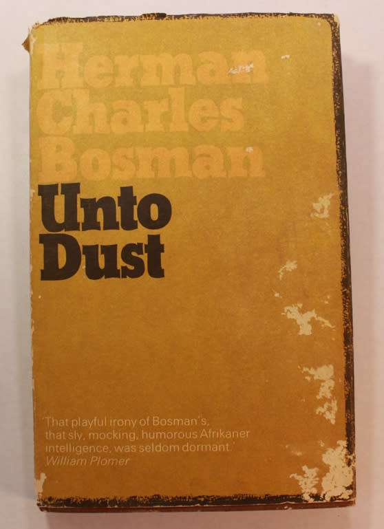 Unto Dust Stories by Herman Charles Bosman Hardcover Book