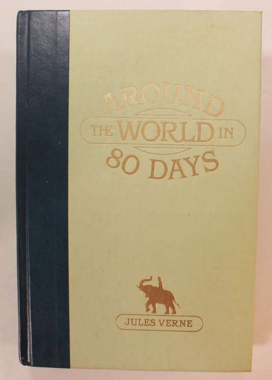 Around The World In 80 Days by Jules Verne Hardcover Book