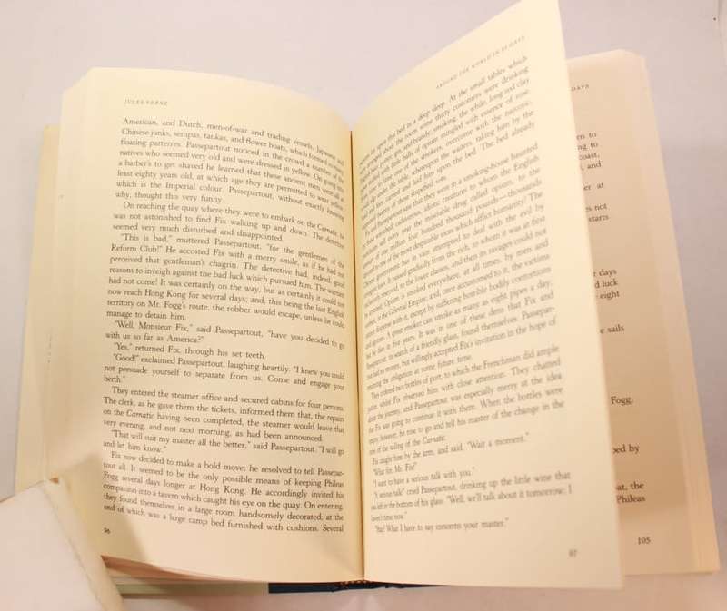 Around The World In 80 Days by Jules Verne Hardcover Book