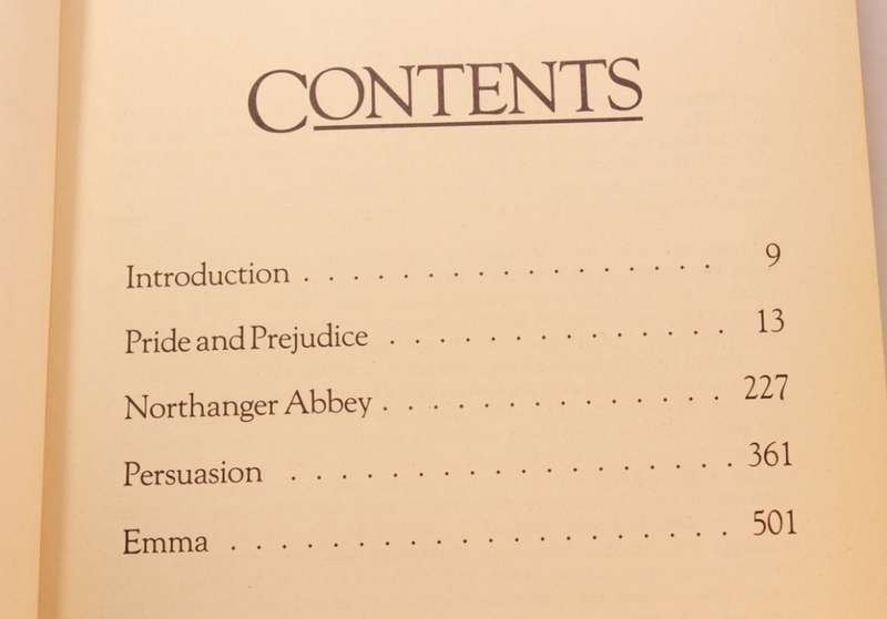 Jane Austen Anthology by Treasury of World Masterpieces Octopus Edition Hardcover Book