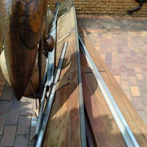 Meranti Double Garage door