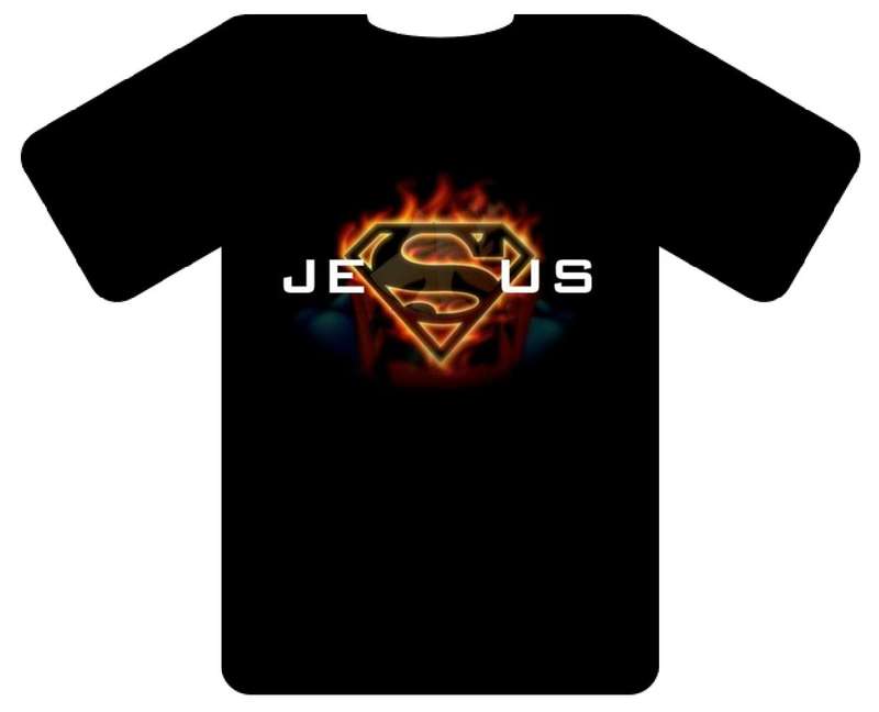 Christian t-shirts - Superman Jesus