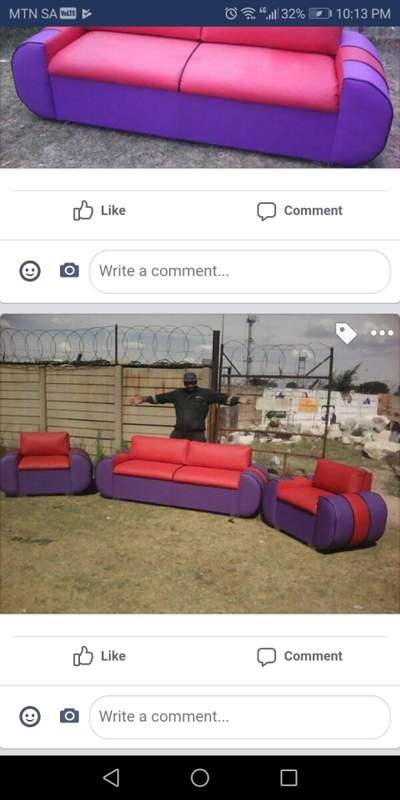 New custom made couches for sale