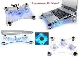 Blue LED light 3-Fan Notebook Cooling Pad