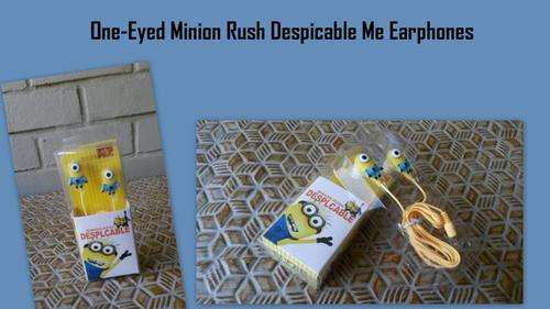 One-Eyed Minion Rush Despicable Me Earphones