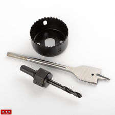 HOUSE DOOR ENTRY LOCK INSTALLATION DRILLING DRILL BIT 3pc SET