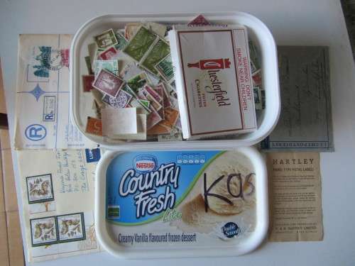MIXED WORLD LOT WITH FDC'S,STAMPS,DSC'SAND ODDS & ENDS