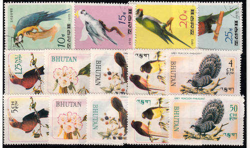 THEMATICS BIRDS MIXED LOT