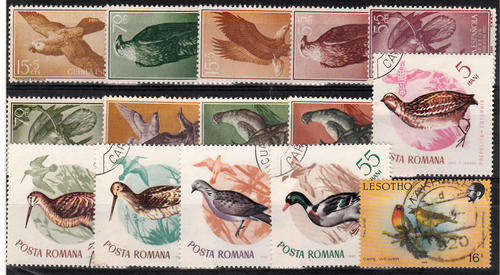 THEMATICS BIRDS MIXED LOT