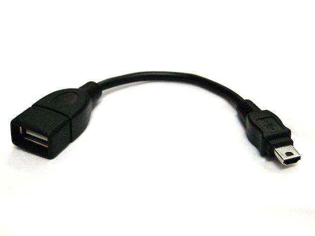 CABLE USB OTG Mini USB2.0 to USB Female (NEW, SEALED)