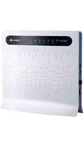 HUAWEI B593 Wi-Fi LTE Router, D100Mbps, U50Mbps, 4G/LTE, 3G, 2G, 802.11b/g/n (NEW, RETAIL PACK)