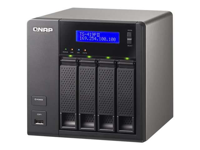 QNAP TS-419P II TurboNAS All-in-one 4 Bay NAS Server for Home & SOHO (ORIGINAL PACKAGING)