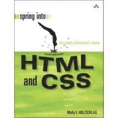 BOOK Spring Into HTML and CSS (SOFTCOVER, EXCELLENT CONDITION)