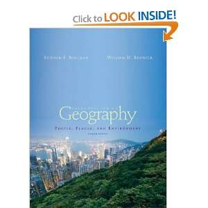 BOOK Introduction to Geography People, Places & Environment (Edward Bergman) (Good Condition)