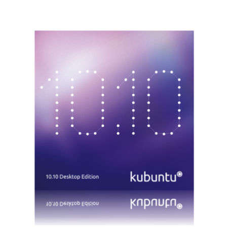 LINUX DVD Kubuntu 10.10 Desktop Edition 32-bit (BURNED DVD)