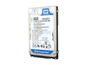 HARD DRIVE LAPTOP WD Scorpio Blue 80 GB SATA2 Hard Drive ( WD800BEVT)