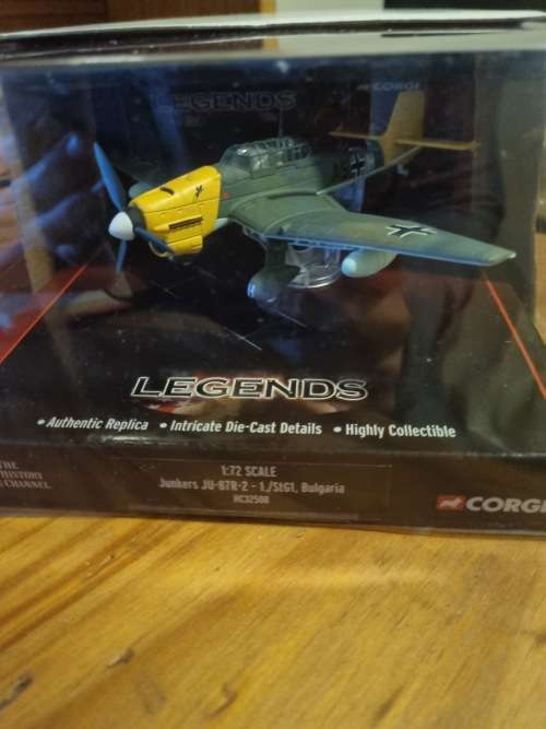 Corgi Aviation Archive Legends HC32508 Junkers Ju 87R Stuka Diecast Model