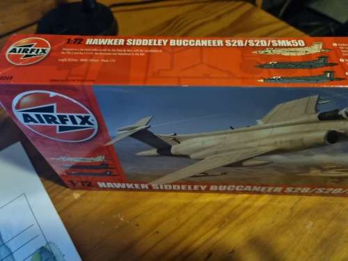AIRFIX Hawker-Siddeley Buccaneer S2B/S2D/SMK50, 1/72, complete, vgc, A04049
