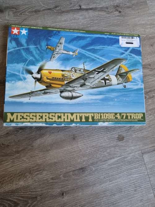 TAMIYA America, Inc 1/72 Bf109 E4/7 Tropical, TAM60755