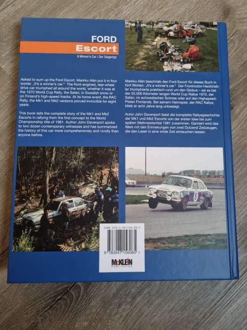 Ford Escort | A Winners Car | John Davenport and Reinhard Klein | Hardback
