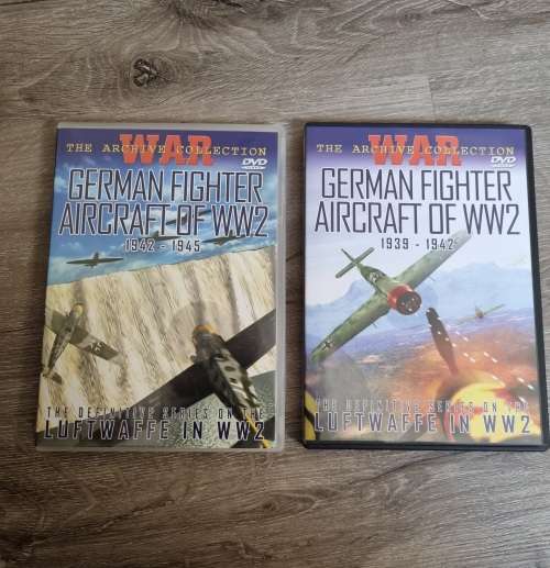 War: The Archive Collection - GERMAN FIGHTER AIRCRAFT OF WW2 both DVD`s 1939 - 1942 and 1942 to 1945