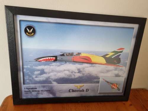 2 Squadron SAAF August 2003 Cheetah D signed poster