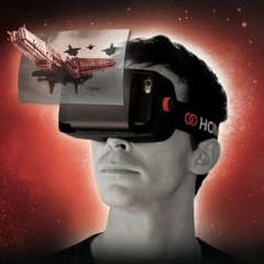 HOMIDO Smartphone Virtual Reality / 3D (VR) Headset (black)