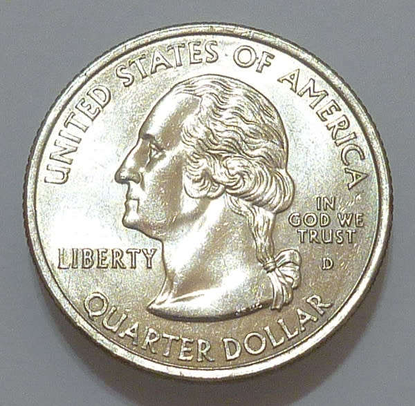 USA 25c Quarter Dollar 2022-D `Indiana`