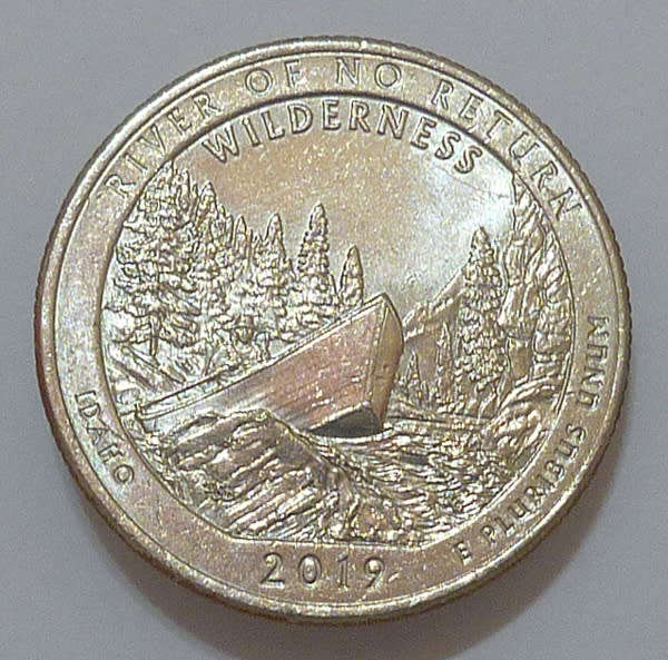 USA 25c Quarter Dollar 2019-P `Wilderness`