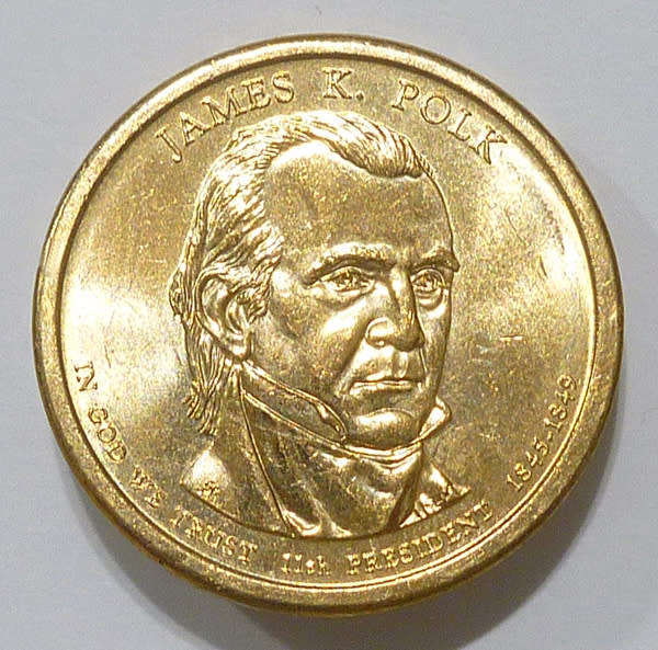 USA 2009-P James K. Polk Presidential $1 Coin