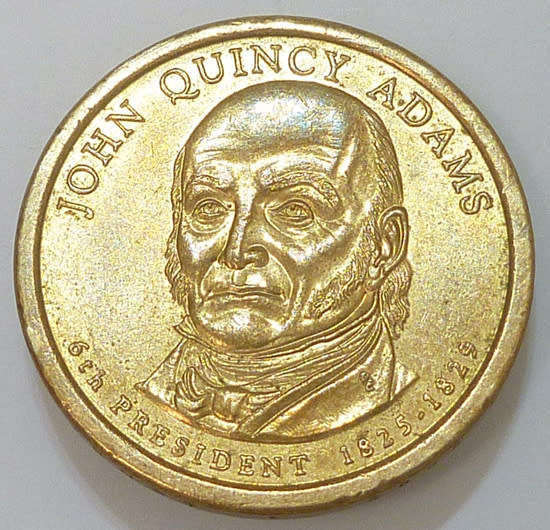 USA John Quincy Adams 2008-P Presidential $1 Coin
