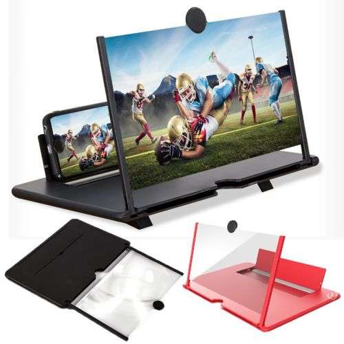 Mobile Phone Screen Magnifier - 3D Cell Phone Screen Magnifier - Portable Mobile Video Amplifier