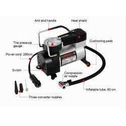 12 Volt Direct Drive Heavy Duty Tire Inflator Fast Air compressor