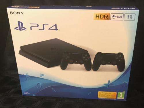 Playstation 4 1TB Slim Console + Extra Controller (PS4)