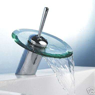 Glass water fountain tap/mixer