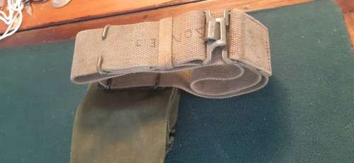 Webb belt and pouch