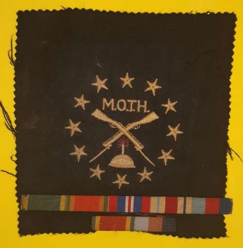 MOTH Blazer badge and medal ribbons (unknown)