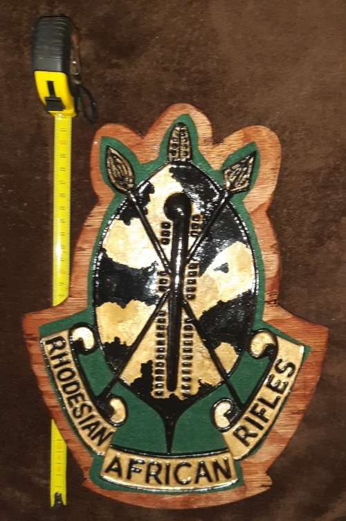 Rhodesian African Rifles Unit Plaque (Have four)