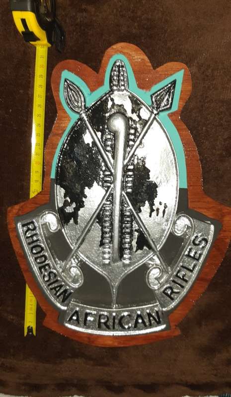 Rhodesian African Rifles Unit Plaque