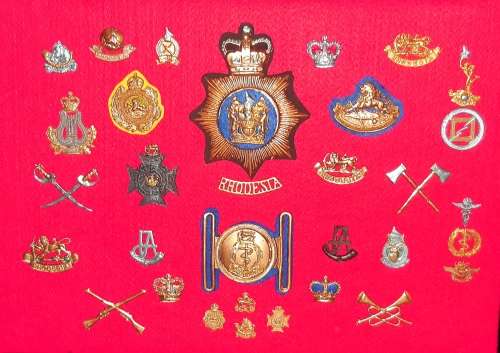 VERY HOT Super cool Set of Replica Rhodesian Insignia.