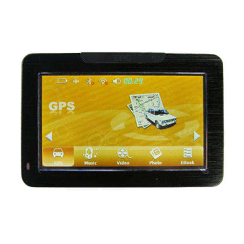 GPS with 4.3 inch TFT Touch Screen + Bluetooth + 4Gb SD Card + Rear Veiw Camera + SA Map