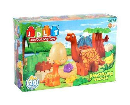 NEW DINOSAUR VALLEY BUILDING BLOCKS 20 PC