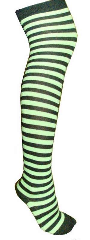 PACK OF 4 THIGH HIGH SOCKS - FUNKY COLOURS!!!!!